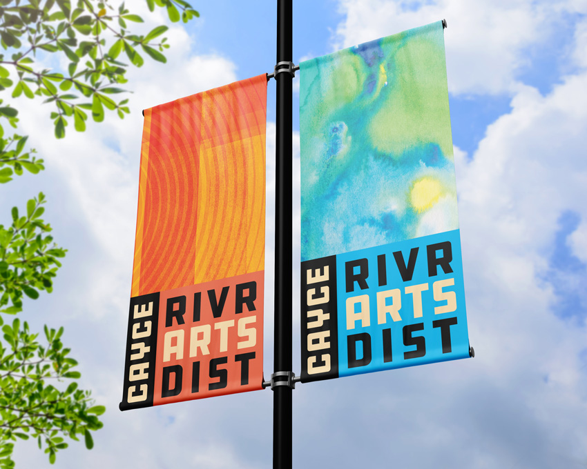 Cayce River Arts District Pole Banners