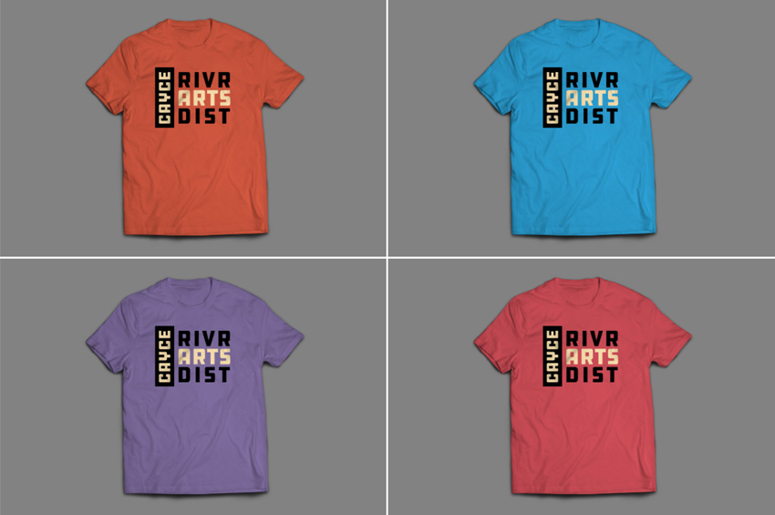 Cayce River Arts District Shirt Design